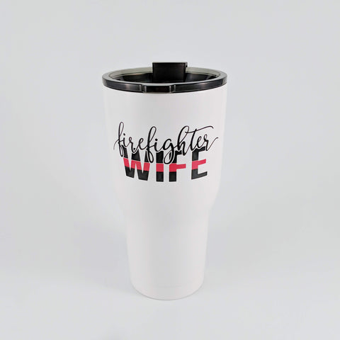 Firefighter Wife Stainless Tumbler - READY TO SHIP